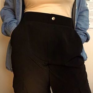 Zara Black Cargo Pants